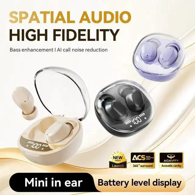Alt view image 10 of 10 - M150 Sleep Bluetooth Mini Earbuds In-Ear Comfort Fit, Bluetooth 6.0, Stable Connection, High-Quality Sound, True Wireless