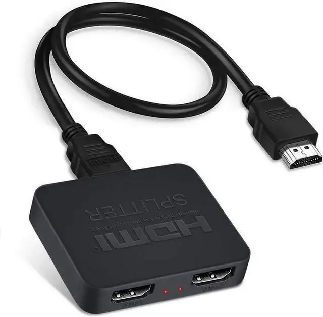 Alt view image 8 of 14 - Torpedo Nova HDMI 2.0 Splitter 1x2 with Scaler - 4K@60Hz 1 in 2 Out HDCP 2.2 compliant, Support HDR10, Dolby Vision & Atmos, Independent Output Resolution Control