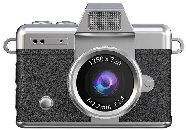 Alt view image 3 of 5 - WISDUM Thumb Mini Flip Screen Camera Retro CCD Style, HD Small Portable Digital Camera for Student Campus Photography