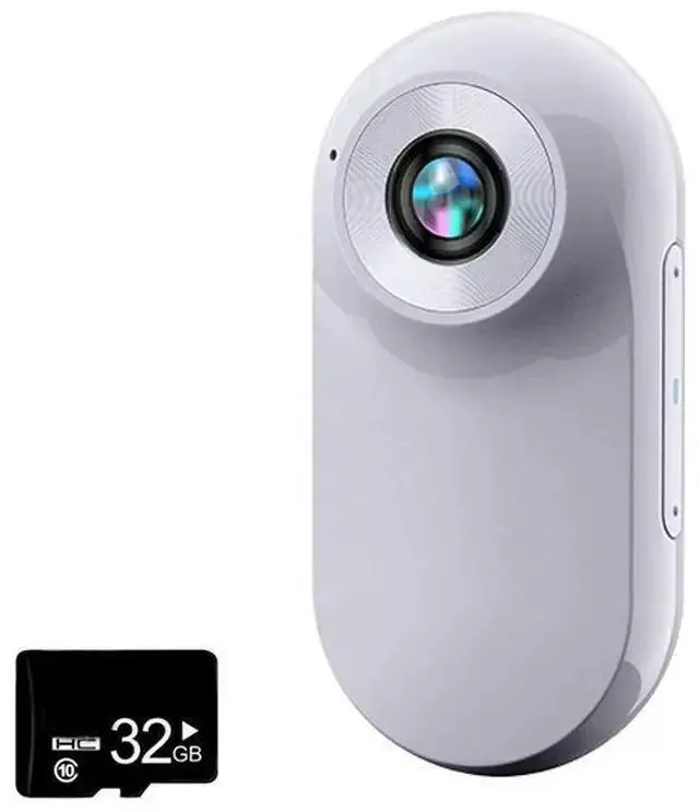 Alt view image 7 of 10 - HD Magnetic Thumb Action Camera 1080P, Outdoor Cycling, Pet Collar Camera, Sports Recorder, 32GB Card Included
