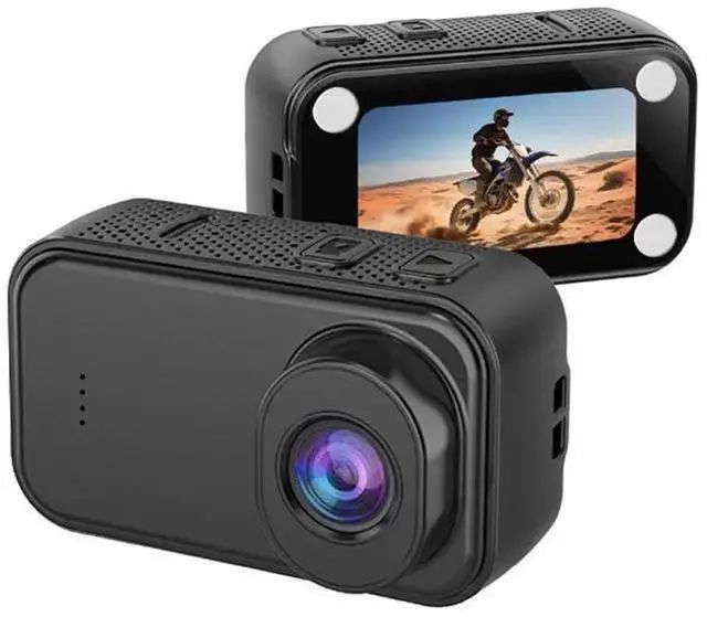 Alt view image 6 of 10 - SP02 2K Thumb Camera Magnetic Portable, 1.47" IPS Screen, Loop Recording, 120° Wide Angle, Sports Action Camera for Motorcycle/Bicycle/Vlog