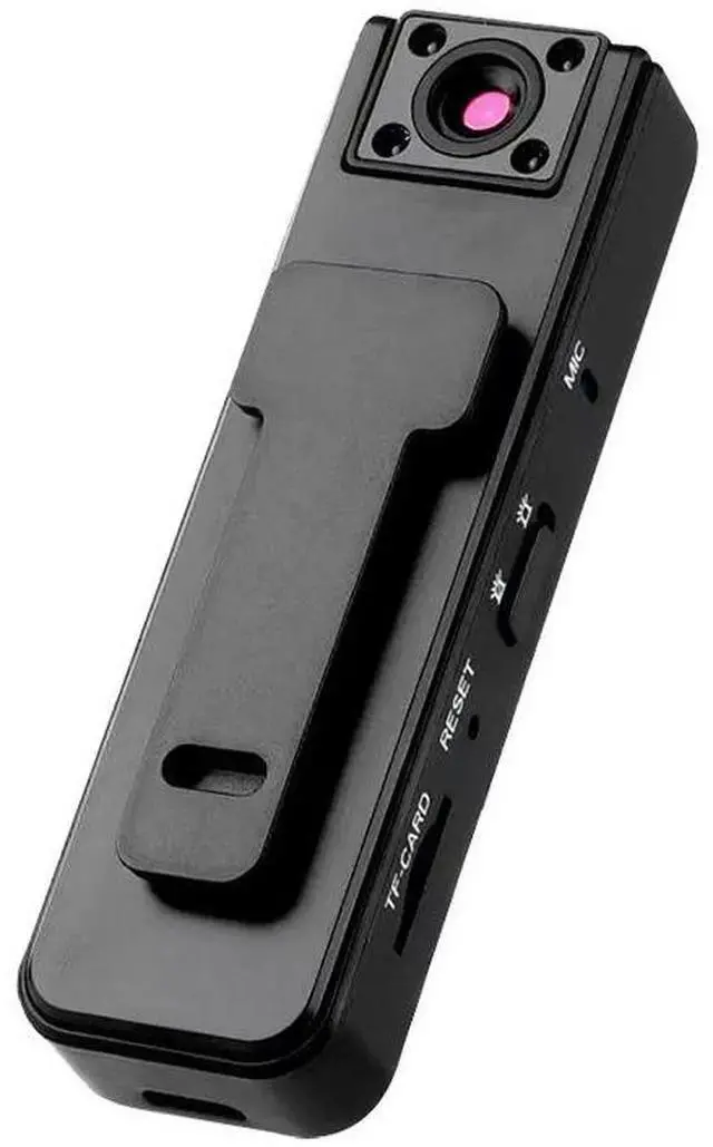 Alt view image 5 of 8 - HD Outdoor Sports Body Camera 1080P Video/Audio Recording, Night Vision, Back Clip, 500mAh Battery, 128GB Storage