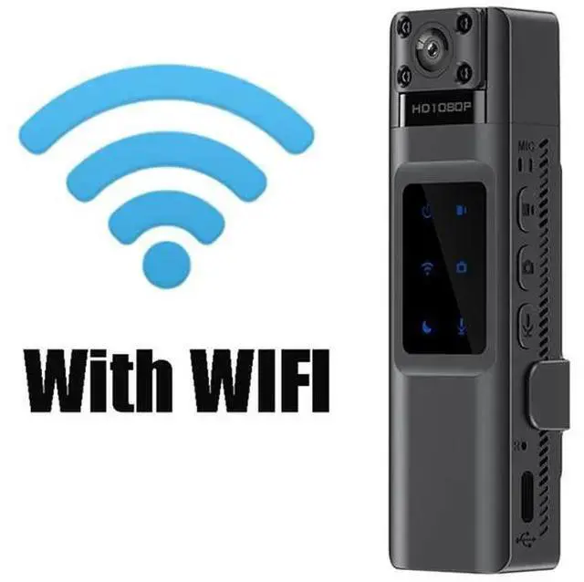 Alt view image 6 of 8 - Outdoor HD 720P Body Camera Infrared Night Vision, Rotatable Lens, Magnetic Mount, Sports Action Camera, WiFi