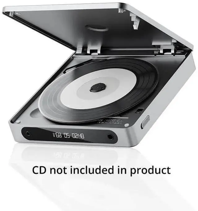 Alt view image 5 of 6 - DM13 Multifunctional Portable Stereo CD Player with Long-Lasting Battery, Supports USB Ripping, Optical/coaxial/3.5mm/4.4mm outputs (Silver Bluetooth)
