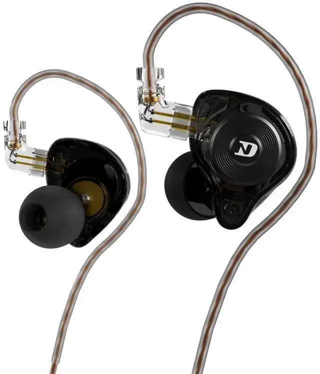 Alt view image 8 of 14 - ND Leo IEM Earbuds, 10mm Custom Dynamic Driver in Ear Monitor Headphones, Dual-Mode Tuning Music & Gaming Earbuds for Gamers Musicians Singer dj