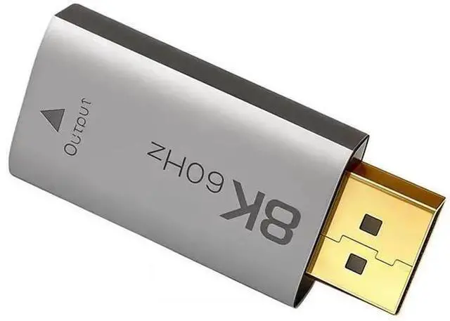 Alt view image 7 of 8 - DP 1.4 to HDMI 2.1 Active Adapter 8K 60Hz, 4K 144Hz, CH7218 Chip, Supports HDR, VRR, ALLM, 48Gbps Bandwidth, for Graphics Card to TV/Monitor
