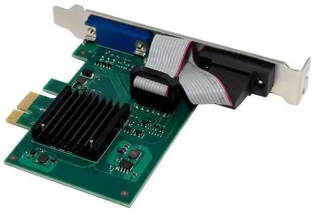 Alt view image 8 of 8 - PCIe x1 Dual VGA Graphics Card SM750, 2D GPU, 16MB-64MB DDR, Dual 300MHz DAC, 1920x1440, Wide Temp (-40°C to +85°C), for Industrial & Embedded Systems