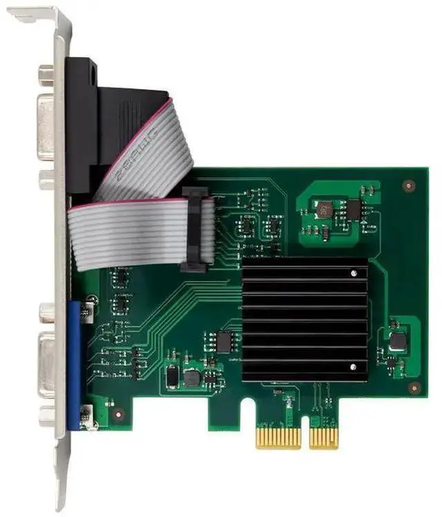 Alt view image 7 of 8 - PCIe x1 Dual VGA Graphics Card SM750, 2D GPU, 16MB-64MB DDR, Dual 300MHz DAC, 1920x1440, Wide Temp (-40°C to +85°C), for Industrial & Embedded Systems