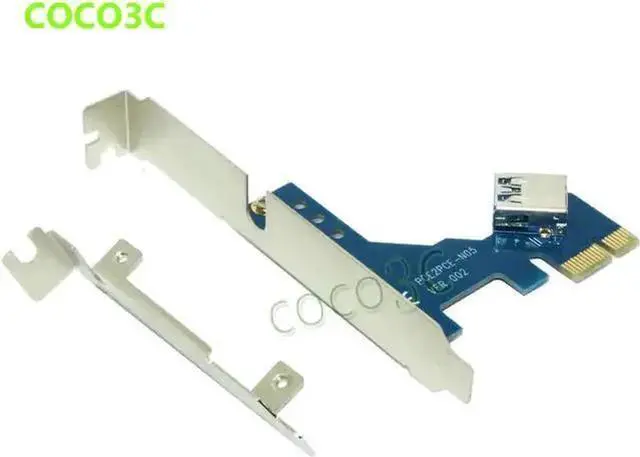 Alt view image 11 of 11 - 1 to 3 PCI express 1X slots Riser Card PCIe x1 to external 3 PCIe slot adapter PCI-e Port Multiplier Card