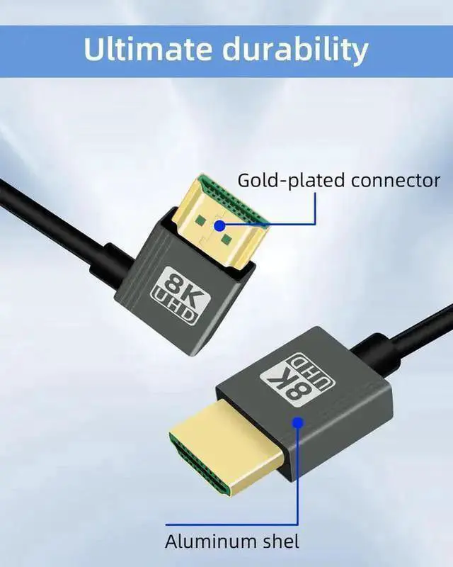 Alt view image 10 of 14 - 8K Right Angle HDMI Coiled Cable 2.2FT, 90 Degree Short HDMI to HDMI Cable, Spring Spiral HDMI 2.1 Cable 8K@60Hz,48Gbps,for Camera/TV/Capture Cards/Tablet
