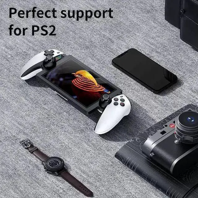 Alt view image 7 of 10 - M28 Handheld Game Console 7.1" IPS, PS2 Support, 3D Gaming, Dual Joysticks, 4000mAh, Retro Emulator, 30+ Systems