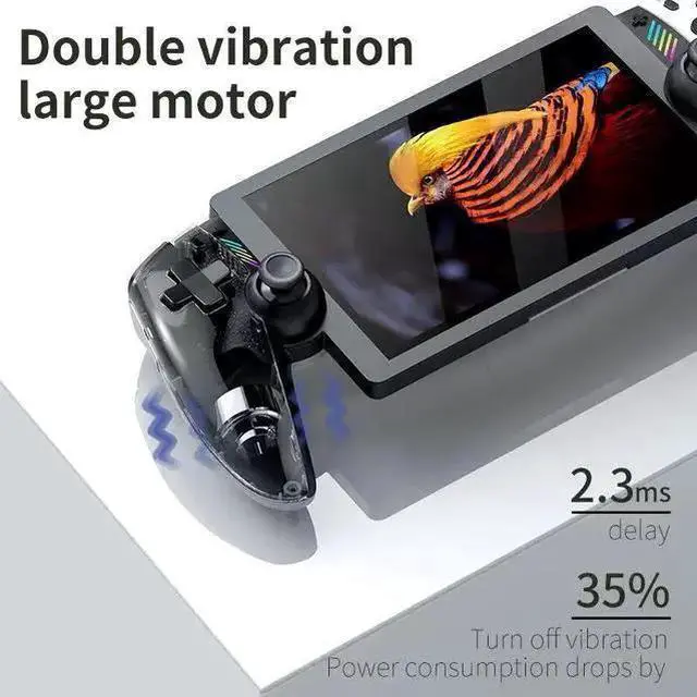 Alt view image 9 of 10 - M28 Handheld Game Console 7.1" IPS, PS2 Support, 3D Gaming, Dual Joysticks, 4000mAh, Retro Emulator, 30+ Systems