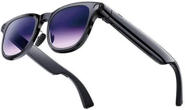 Alt view image 6 of 10 - AI Smart Glasses with 8MP Camera, Real-Time Translation & Object Recognition 1200P Video, 32MP Photo, Voice Assistant, WiFi Transfer For Meetings, Travel, Lecture Recording