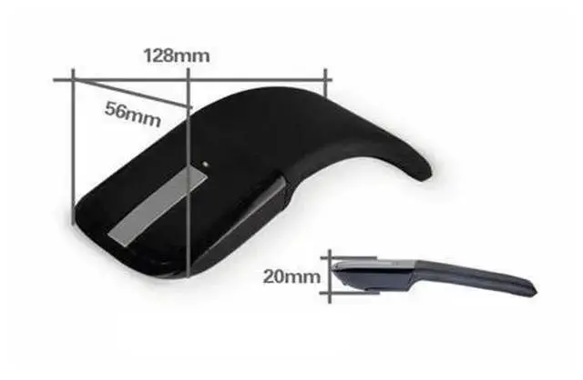 Alt view image 3 of 4 - WISDUM mouse for Arc Touch 2 generation mouse for Arc Touch portable wireless Mice