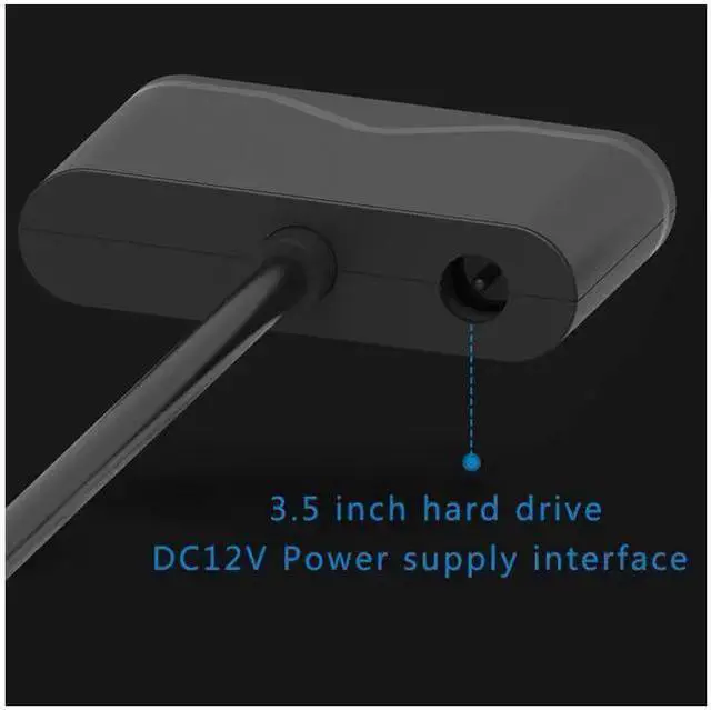 Alt view image 12 of 14 - Type C USB 3.1 To 15 + 7pin SATA 3.0 2.5 / 3.5 Inch Hard Disk Adapter Converter USB 3.1 Type C To SATA HDD / SSD Cable eokCXOY