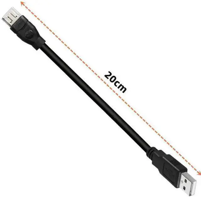 Alt view image 14 of 14 - Firewire 6-Pin to USB Adapter Cable IEEE 1394 Firewire 400 Female to USB 2.0 Male Converter Connector Cord for Computer Connecting Old External Hard Driver/Camcorder/Camera/Scanner 20cm