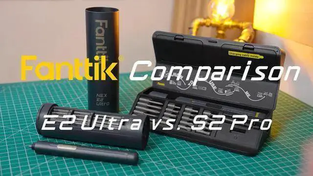 Alt view image 4 of 4 - Fanttik S2 Pro Electric Screwdriver, Cordless Screwdriver Set, 7 Torque Settings, 0.5 to 6N.m, 20 Magnetic Bits, 1/4''Hex Shank, with 90° Angle Adapter, for Furniture, Household Repairs