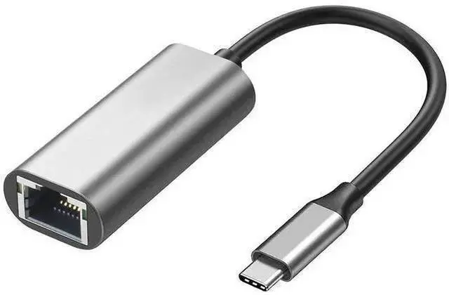 Alt view image 5 of 8 - Type-C to RJ45 Gigabit Ethernet Adapter USB-C to RJ-45 Network Interface Cable, Driver-Free, for Laptop/Desktop/MacBook