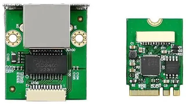 Alt view image 6 of 6 - M.2 2.5G Ethernet Card B+M Key NGFF to RJ45 Gigabit LAN Adapter, Intel I226-V Chip, 2500Mbps PCIe Network Card for Desktop/NUC/Industrial PC, Low Profiled