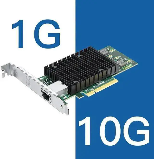 Alt view image 14 of 14 - 10Gb RJ45 PCI-E Network Card NIC, Compare to Intel X540-T1, with Intel X540-BT2 Chip, Single RJ45 Ports, PCI Express X8, Ethernet Converged Network Adapter Support Windows/Linux/VMware
