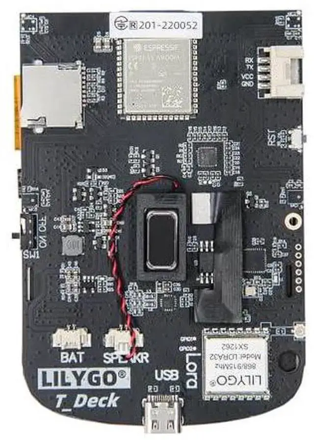 Alt view image 9 of 14 - LILYGO T-Deck ESP32-S3 LoRa BLE WiFi TTGO Module LoRaWAN Long Range Development Board (Black Meshtastic Firmware)