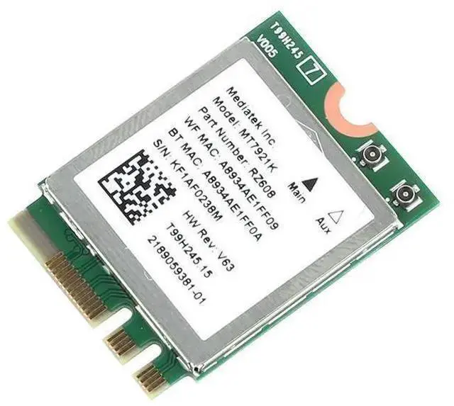 Alt view image 13 of 14 - MT7921K M.2 WiFi 6 Card for PC Dual Band 2.4GHz/5GHz 1800Mbps 802.11ax/ac wifi Bluetooth 5.2 Network Card same as wifi 6 AX200 Wireless Adapter Support Windows 10/11 eokCXOY