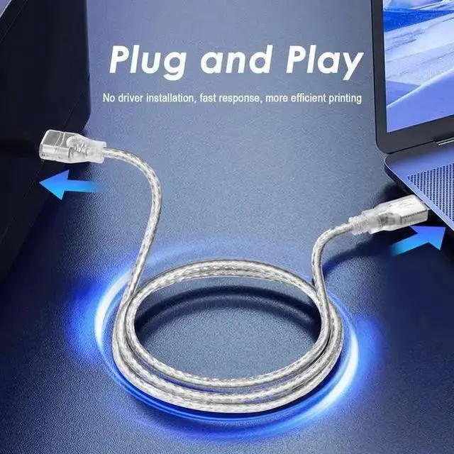 Alt view image 11 of 14 - Firewire to USB Adapter Cable 6-Pin IEEE 1394 Male to USB 2.0 Male Converter Firewire 400 1394-a to USB A Connector Cord for Digital Video Camera Printer Hard Disk (Clear Cable) 1.8m/6ft