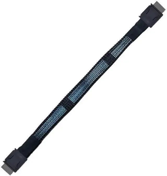 Alt view image 12 of 12 - Oculink Cable PCIe 4.0 SFF-8611 4i Male Extension Cable for Oculink eGPU onexGPU Mini PC SSD, 0.6 feet (20 cm)