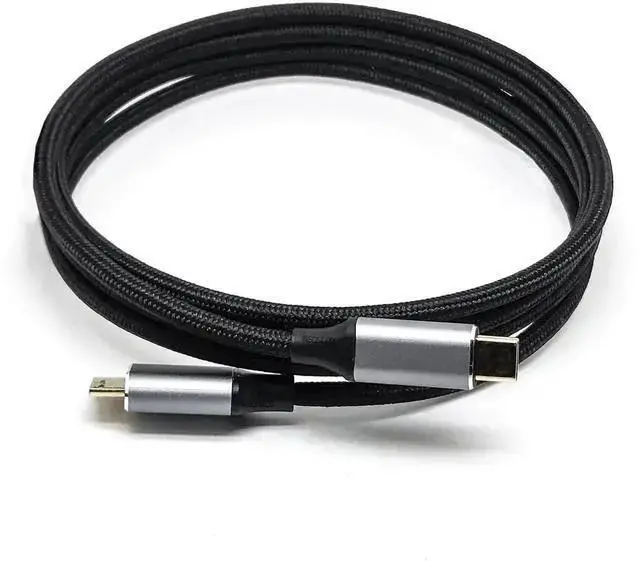 Alt view image 9 of 14 - USB Micro B to USB Type C Cable 10 Gbps Fast Data Transfer Cord 3A Quick Charge Compatible with MacBook, iPad, Galaxy S24, Laptop, External Hard Drive - Nylon Black Wire 1.5 M / 4.9 Feet