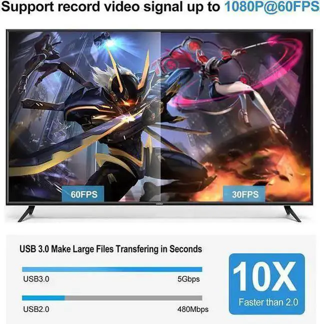Alt view image 12 of 12 - Torpedo Nova 4K HDMI to USB 3.0 Video Capture Card, 1080p60 HD Game Capture Device with 4K60 HDR Loop-Out, Plug & Play, UVC/UAC for Live Streaming, Gaming, Recording on PC/Mac