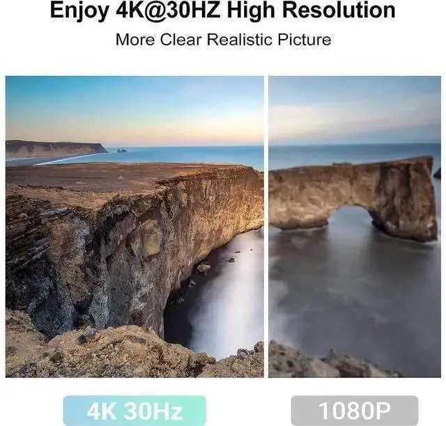 Alt view image 13 of 14 - 4K HDMI Extender, 394ft HDMI Extension Adapter 4K@30Hz 1080P@60Hz HDMI Over Ethernet Transmitter and Receiver with HDMI Loopout, Audio, EDID eokCXOY
