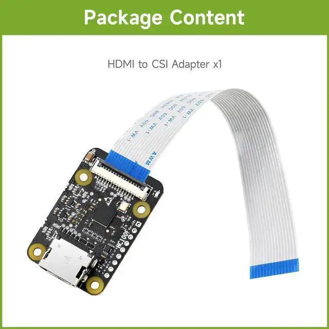 Alt view image 2 of 5 - WISDUM waveshare HDMI to CSI Adapter, Compatible with Raspberry Pi 4B/3B+/3B/Pi Zero/Zero, Support 1080p@30fps Support from HDMI Input Backward Compatible