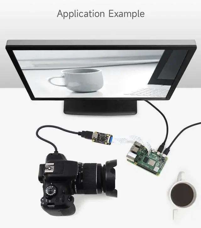 Alt view image 5 of 5 - WISDUM waveshare HDMI to CSI Adapter, Compatible with Raspberry Pi 4B/3B+/3B/Pi Zero/Zero, Support 1080p@30fps Support from HDMI Input Backward Compatible