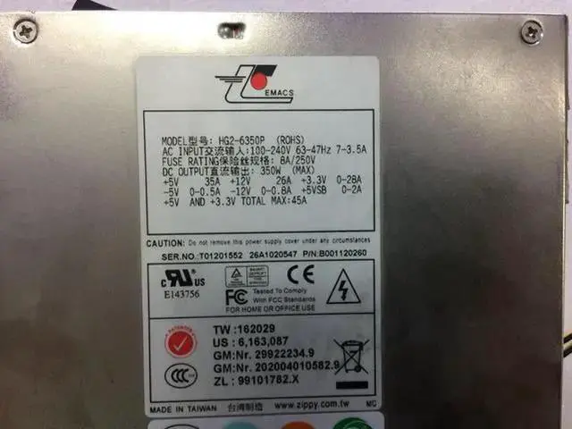 Alt view image 2 of 2 - WISDUM HG2-6350P 350W Power supply of industrial control unit sensor