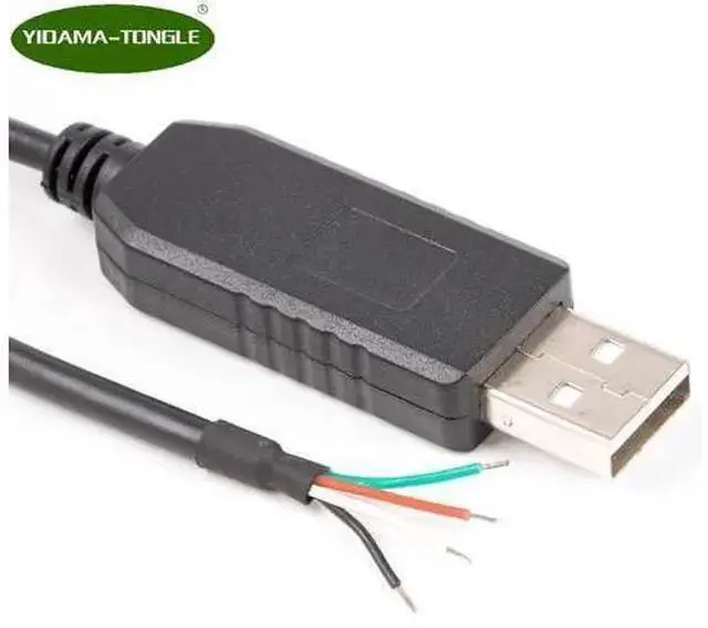 Main image of WISDUM USB to TTL UART cable 3.3V TTL To Wire end 1.8 meter Serial Adapter Converter CP2102 Silab chip Wire No Connector end Cable
