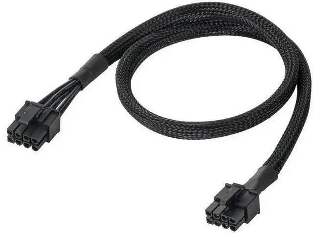 Alt view image 8 of 14 - PCIE Cable for Seasonic, PSU 8 pin Male to Dual PCIe 8pin (6+2) Male Power Supply for Seasonic Modular Power Supply (65cm)