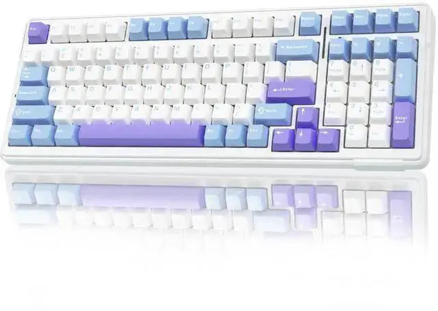 Main image of WISDUM AULA F99 Wireless Mechanical Keyboard,Tri-Mode BT5.0/2.4GHz/USB-C Hot Swappable Custom Keyboard,Pre-lubed Linear Switches,Gasket Structure,RGB Backlit Gaming Keyboard for PC/Tablet/Xbox/PS4/PS5