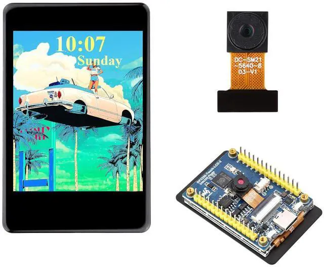 Main image of RP2350 2inch Capacitive Touch Display Development Board, Onboard 240x320 Pixels IPS LCD 262K Color 16MB Flash, Tiny Size with Rich Interface Better Expandability, with OV5640 Camera Module