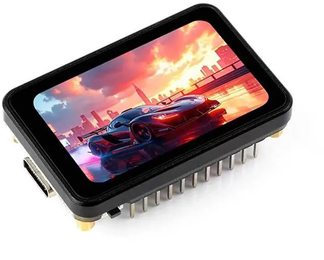 Main image of RP2350 1.64inch AMOLED Touch Display Development Board, 280x456, QSPI Interface, Onboard Accelerometer and Gyroscope Sensor, Dual-Core and Dual-Architecture Processor, Rich Functions, with Header