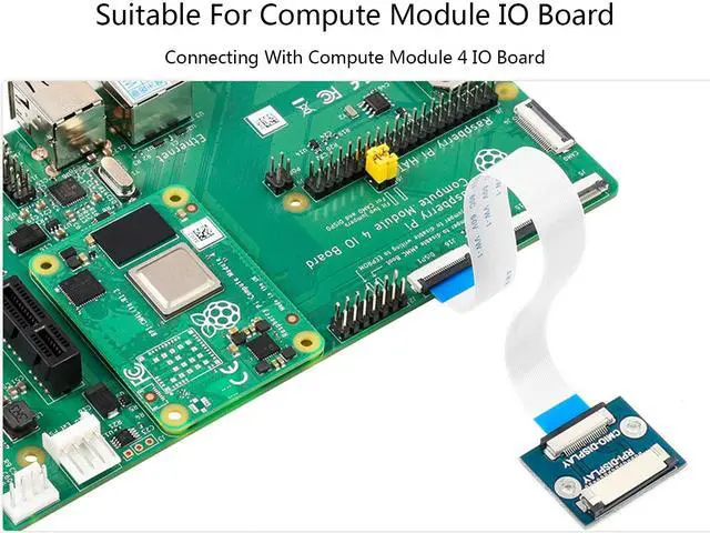 Alt view image 2 of 7 - Compute Module DSI Display Adapter, 22PIN to 15PIN Adapter, for Official Compute Module 4 IO Board and Waveshare Compute Module IO Board,Compute Module IO Board Plus