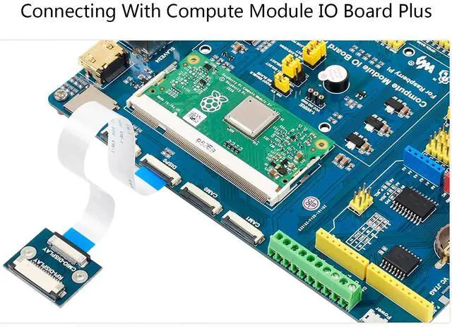 Alt view image 3 of 7 - Compute Module DSI Display Adapter, 22PIN to 15PIN Adapter, for Official Compute Module 4 IO Board and Waveshare Compute Module IO Board,Compute Module IO Board Plus