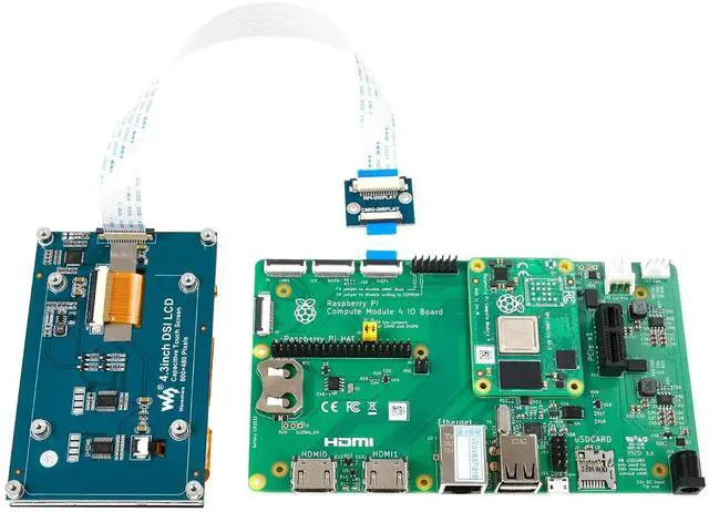 Alt view image 5 of 7 - Compute Module DSI Display Adapter, 22PIN to 15PIN Adapter, for Official Compute Module 4 IO Board and Waveshare Compute Module IO Board,Compute Module IO Board Plus