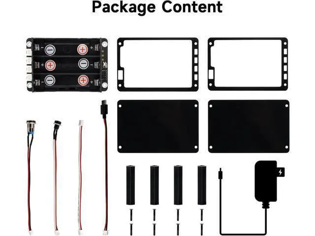 Alt view image 7 of 7 - Uninterruptible Power Supply (UPS) Module, Supports Charging and Power Output at The Same Time, 3S & 5V 5A Output, Compatible with Raspberry Pi Board