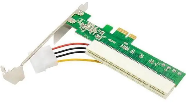 Alt view image 2 of 6 - PCIe PCI Express X1 to PCI 32bit Bridge Card Adapter with PLX Chipset Compatible with PCIe X1 X4 X8 X16