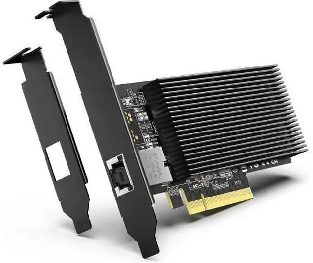 Main image of 10G PCI-E Network Card Single RJ45 Port, 10G NIC with Inte X540-T1 Conrtoller, VIMIN 10Gb Base-T Ethernet Network Card Compatible with PCI Express X8, X16, Support Windows/Windows Server/Linux/VMware
