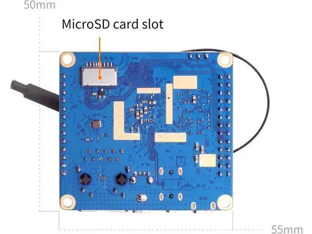 Alt view image 3 of 6 - Orange Pi Zero 3 4G Allwinner H618 LPDDR4 Quad Core 64 Bit Single Board Computer, Support 4K Display WiFi Bluetooth (Zero 3 4G)