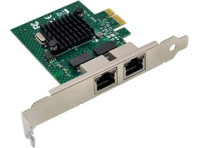 Alt view image 3 of 7 - Dual-Port PCIe Gigabit Ethernet Server Adapter with NetXtreme BCM5720-2P Chipset PCI Express 1000M Network LAN Card for Windows Sever Linux Ubuntu VMware