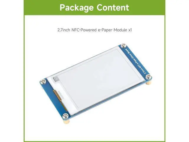Alt view image 6 of 6 - 2.7inch Passive-Powered E-Paper Module, Novel Passive NFC Technology, No Battery Required, No More Battery Life Trouble, Black and White Display Colors