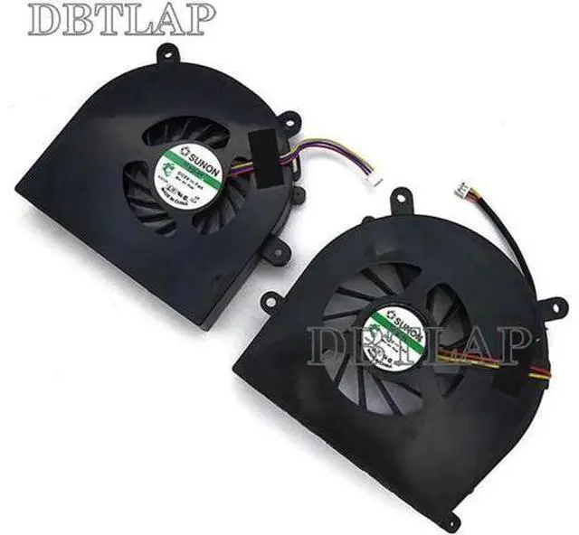 Alt view image 2 of 6 - CPU + GPU Fan for Clevo Sager NP8150 NP8130 NP8170 NP9150 P150EM P150HM P170HM P170EM P150SM P170SM 6-23-AX510-012 6-31-X720S-101 BS6005HS-U0D&BS6005MS-U94