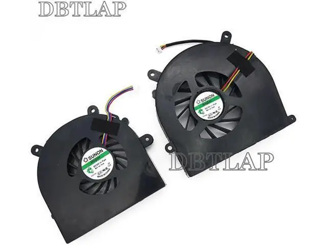 Alt view image 6 of 6 - CPU + GPU Fan for Clevo Sager NP8150 NP8130 NP8170 NP9150 P150EM P150HM P170HM P170EM P150SM P170SM 6-23-AX510-012 6-31-X720S-101 BS6005HS-U0D&BS6005MS-U94